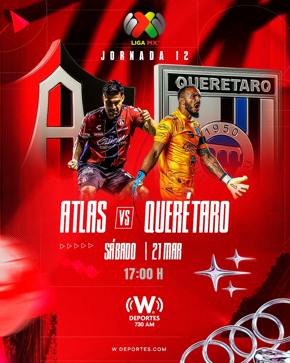 YA RUEDA EL BALÓN ⚽️⚽️⚽️ Atlas buscará vencer a Querétaro para ...