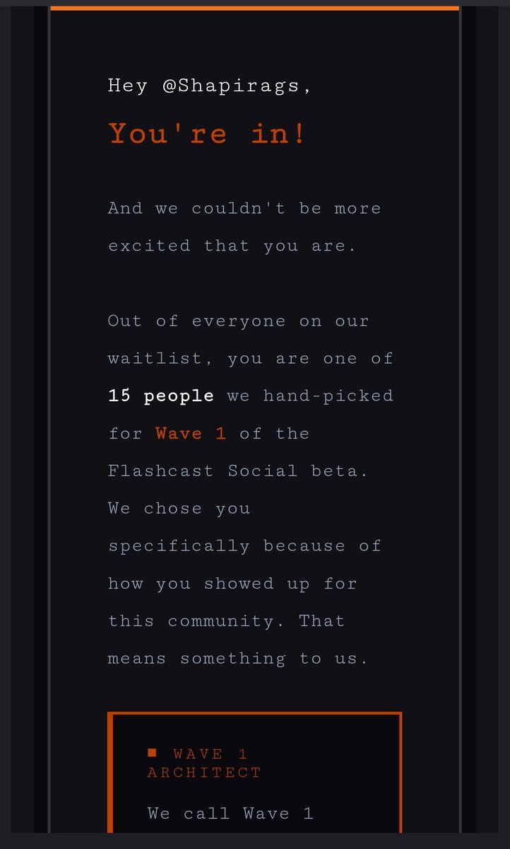 I am glad to be selected among the 15 people for the <a href="/FlashcastSocial/">@flashcastsocial</a> beta tester.
This is the beginning of a new phase and I love what <a href="/fermah_xyz/">Fermah</a>  is building.
With the beta tester going live on Monday 23 March, it shows that Fermah is building the Uniswap of prediction markets