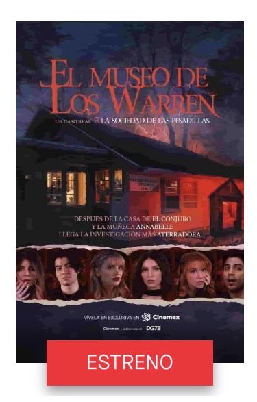cine_mexicano's tweet photo. Con salas limitadas pero funciones bien llenas, EL MUSEO DE LOS WARREN logra meterse al Top10 de taquilla. Estará únicamente del 19 al 22 de marzo en cines (producida por los YouTubers de lo paranormal “La sociedad de las pesadillas”) https://t.co/fYxktckDPq