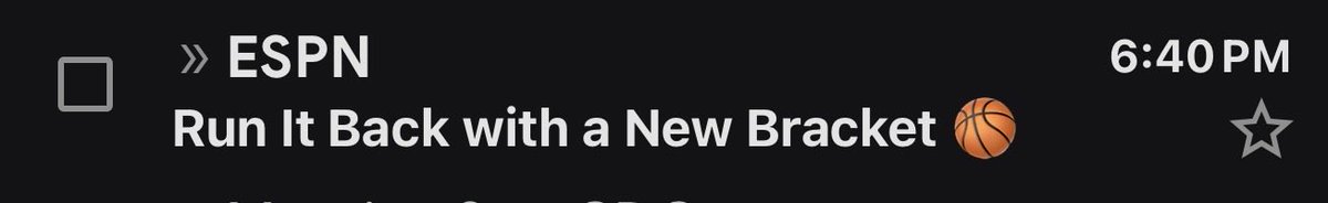 Looks like my bracket is doing so well ESPN is inviting me to fill out another one.