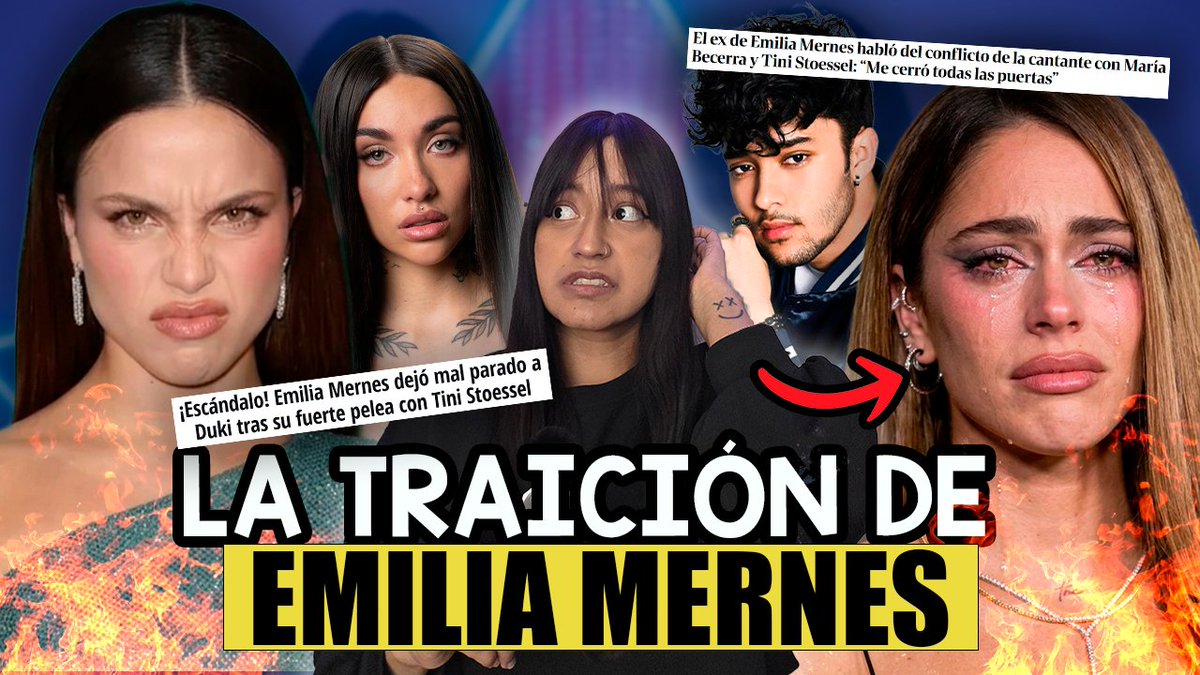 ⚠️NUEVO VIDEO⚠️
Todo el DRAMA entre Emilia Mernes, Maria Becerra y Tini
👉🏽youtu.be/I4v-BhSdgR0?si…