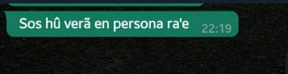 Por que te dejan de hablar??
Yo: