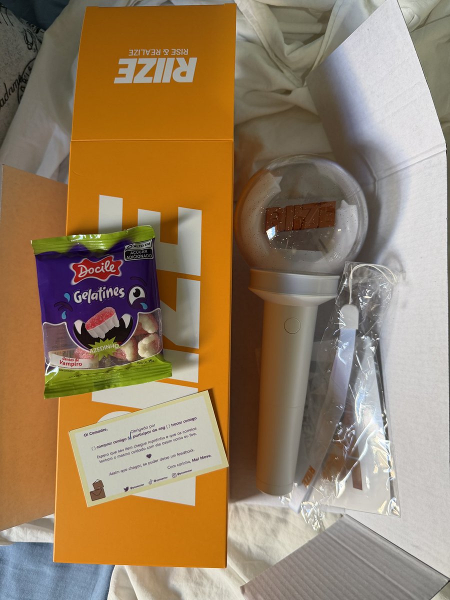 Feedback positivo pra lenda <a href="/yeosector/">mave | UNIQUE</a> que fez ceg onde eu peguei esse lightstick do RIIZE! Chegou tudo certinho 🫶 (E obrigado também por se desdobrar pra dar tempo de chegar a tempo pro show 😭)