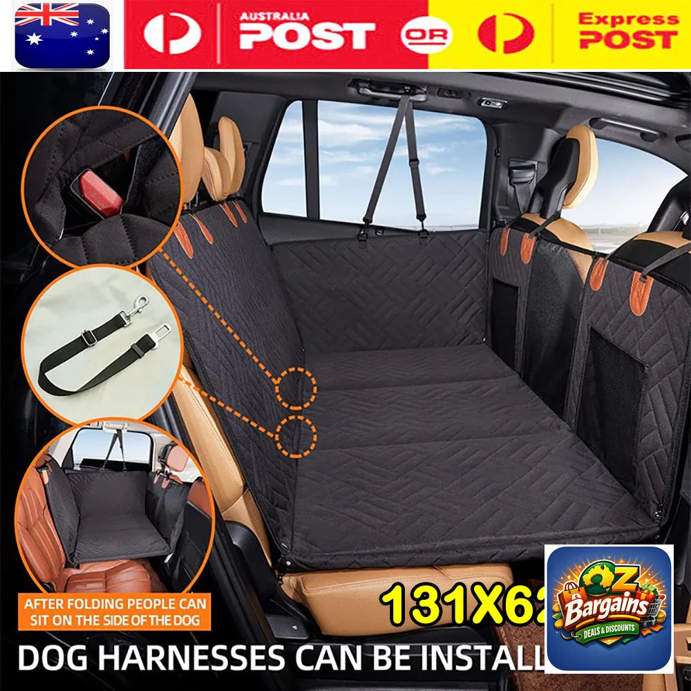 lukebuzz's tweet photo. Road trip season is here, fur parents! 🐾 Keep your pet safe with the Oz Bargains™ PetRide Guard. 🐶🐱 🔥 Shop now and save 50%! 🚚 Free shipping on orders over $200. 📍 Based in Adelaide, Australian owned, online only. Shop: https://t.co/FhSUj8lA0S https://t.co/tYH38WU6qe