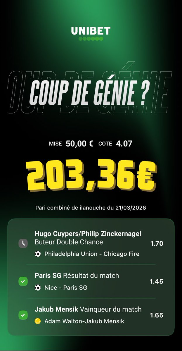 Neyrhozz's tweet photo. @UnibetFrance payezzz ptn 1 heures pour payer ! https://t.co/qZ0RYJo1Qa