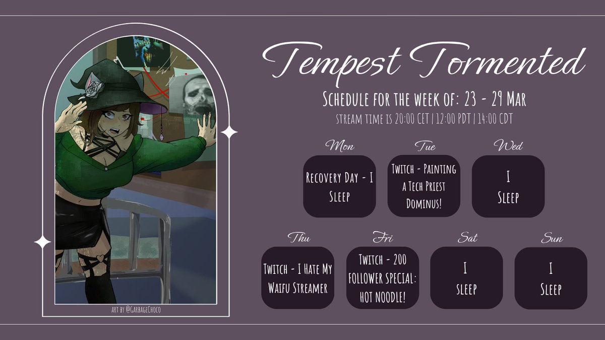 Tempest | Goth Cat Witch Vtuber 🖤☕ tweet media