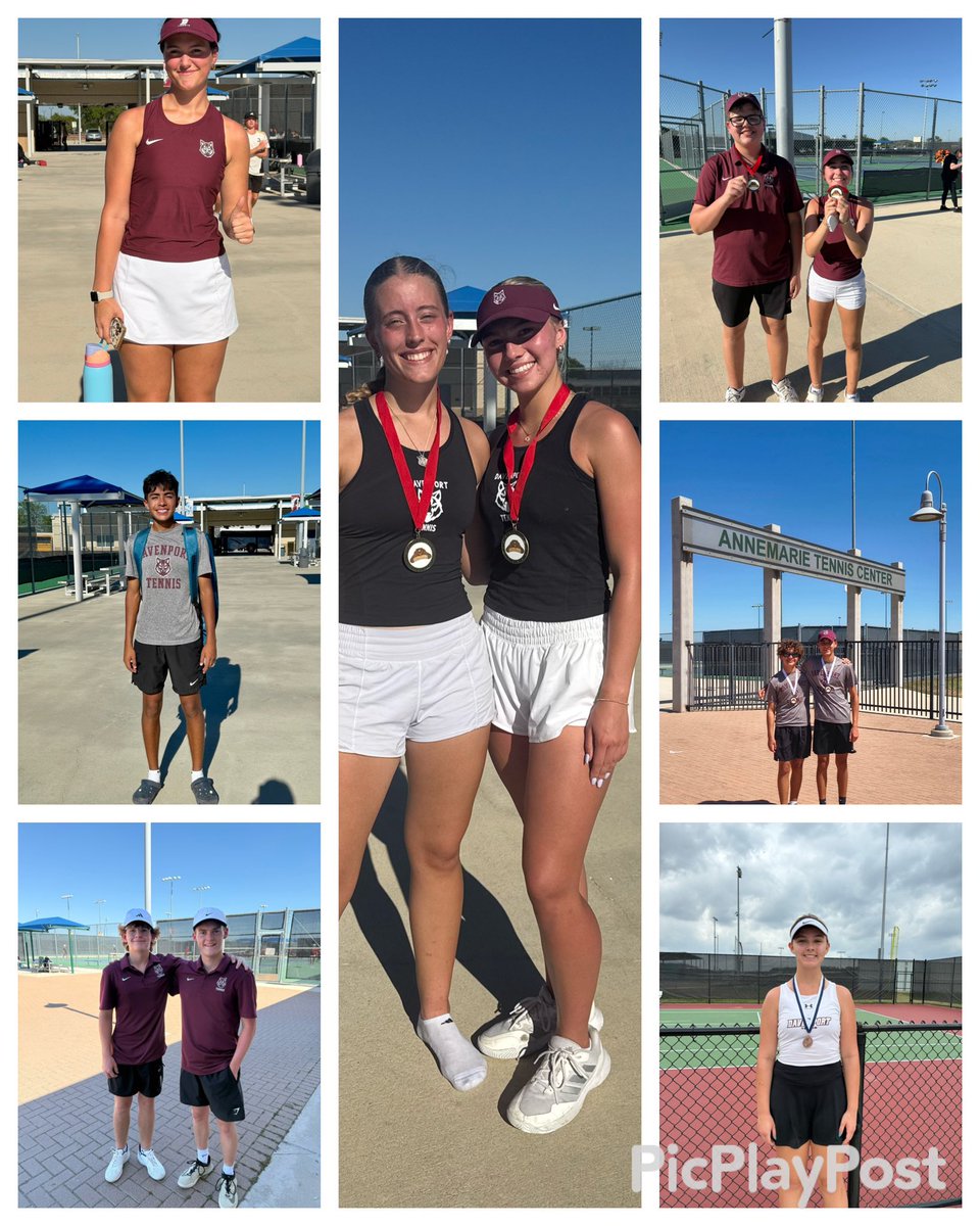 DHSWolvesTennis's tweet photo. Wolves have a huge day at the Brennan Invitational! Congratulations to our medal winners!
Alexa/Greenley
Ty/Ella
Trace/Noah
Ryan/Lance
Rudy
Braelyn 
Camryn
@dhs_looney @jeffstracener @BuildThePack https://t.co/nGNijUZFG2