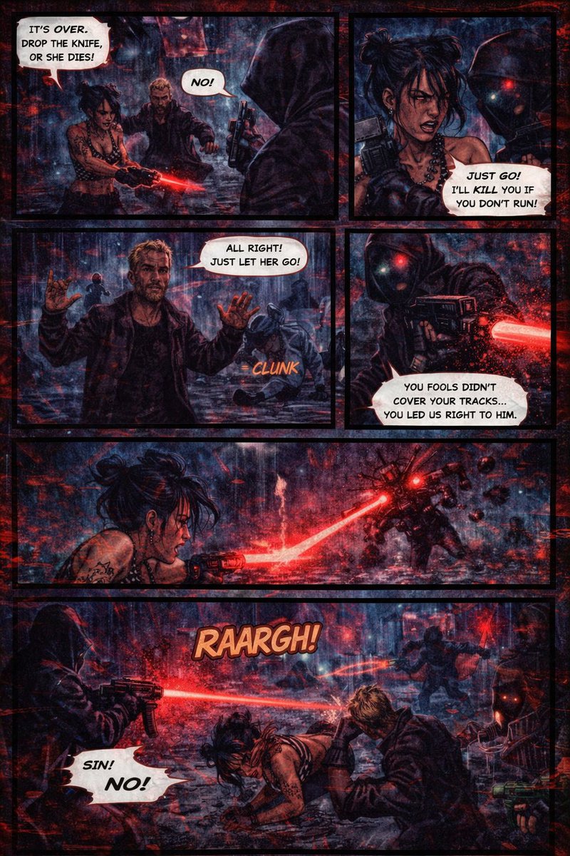 FCG_Studio's tweet photo. Trying out a different start technique for next music video work flow....letting ChatGPT make a quick graphic novel based on the main image and then a storyline from that...lets see how it goes ....#maup neck v3.0 https://t.co/ehEozlLqFv