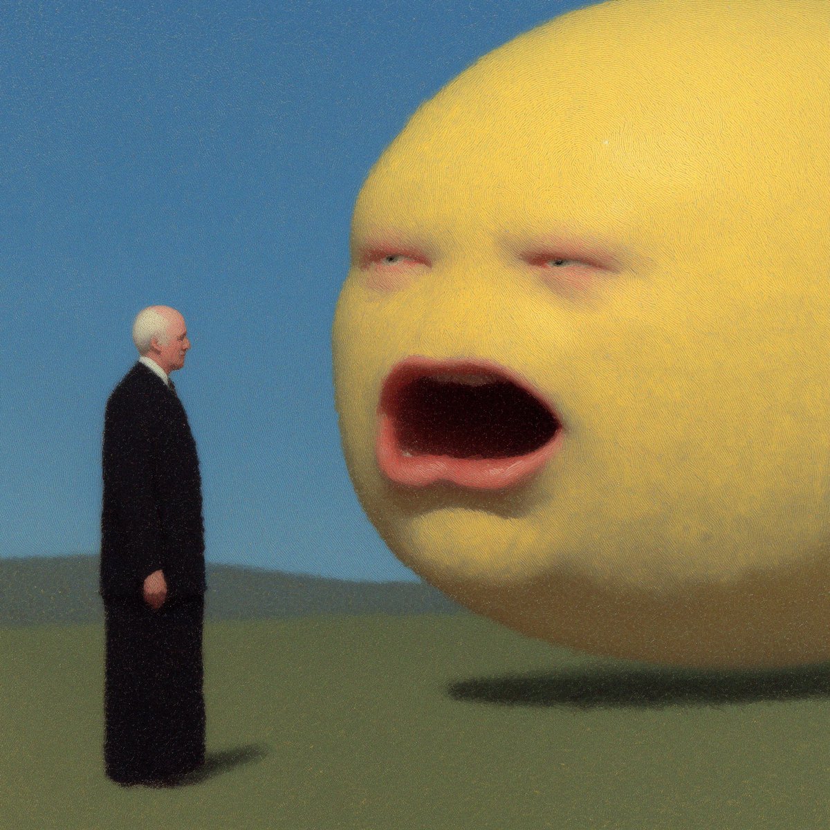davidkleinart's tweet image. Existential Citrus Crisis 🍋

1/1 Art on #tezos @objktcom - Linkbelow