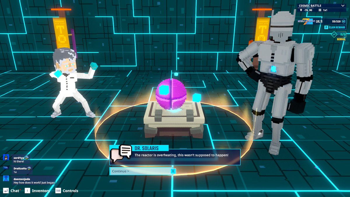 Tried to take a pic… while not getting flattened in The Sandbox Season 7. Nailed it. <a href="/TheSandboxGame/">The Sandbox</a>  tsbga.me/TheSandbox #Season7