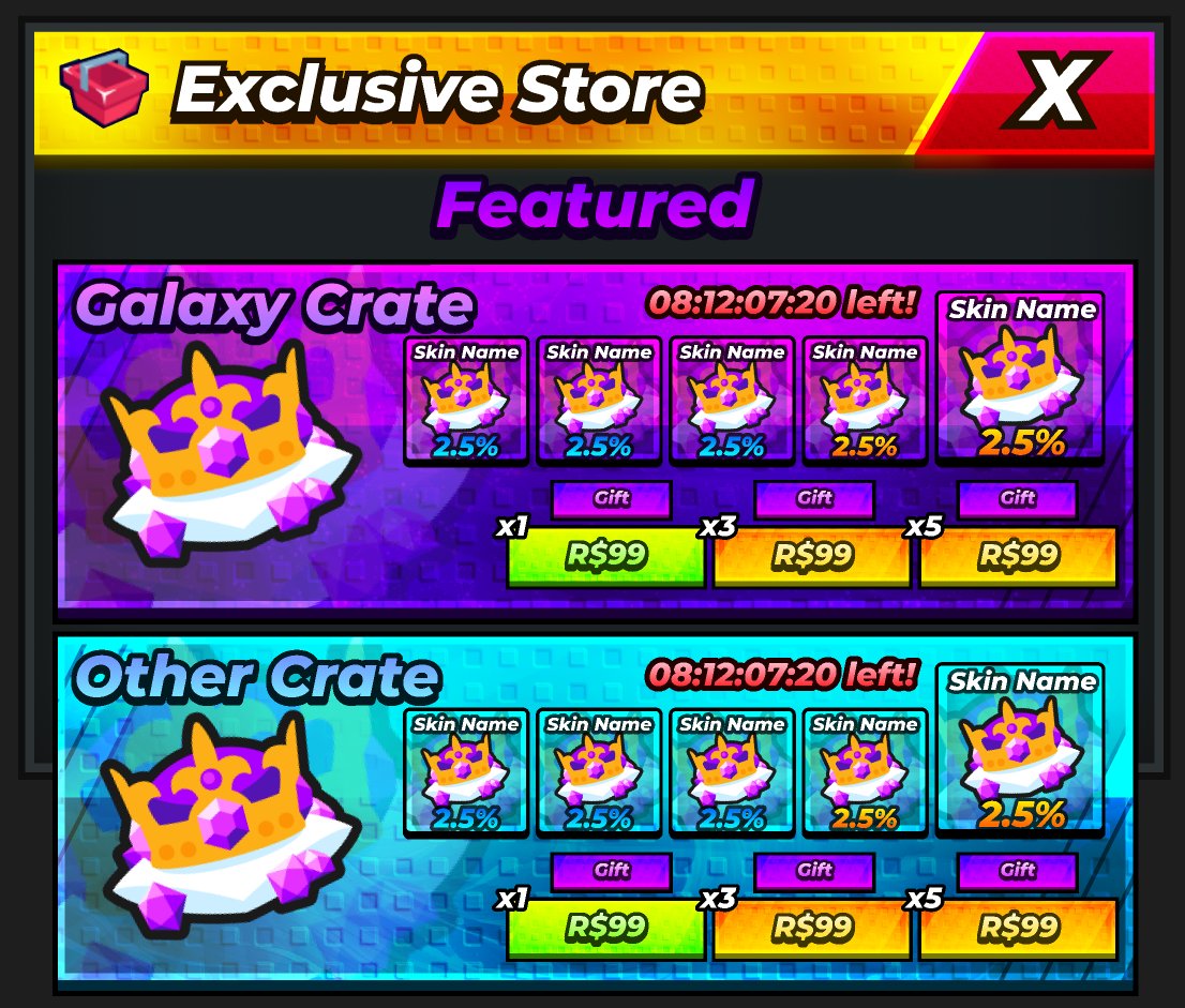 s_n0ne's tweet photo. ✦ | Stud Styled Store UI!

✦ | Commissions server: https://t.co/esxfgnfU90

#RobloxDevs #RobloxDev #ROBLOX #RobloxUI #robloxstudio #UIUX https://t.co/SKS8SHHZ6O