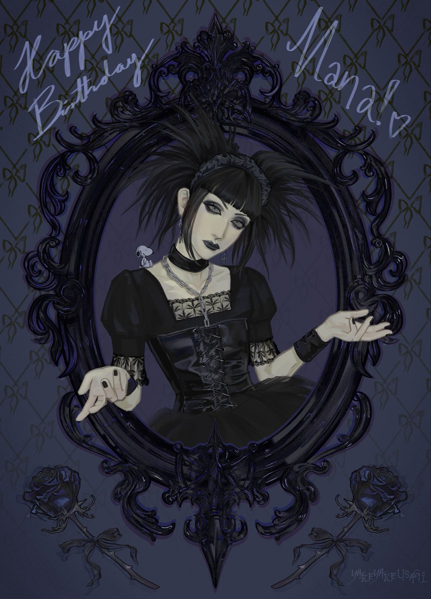 yareyareusagi's tweet image. 3 days late ´•ω•̥` but Happy Birthday Mana-sama!

Work got in the way for me to finish on time, but better late than never! Happy Birthday week Mana-sama!💙🥀✨
-
#moidixmois #mdm #モワディスモワ #v系 #visualkei #malicemizer #manasama #ヴィジュアル系 #マリスミゼル #Mana様 #魔名