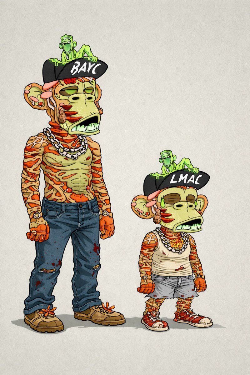 0xJDIEZEL's tweet photo. @BoredApeYC 🤝 @LilMutants https://t.co/jujWjjQEMe