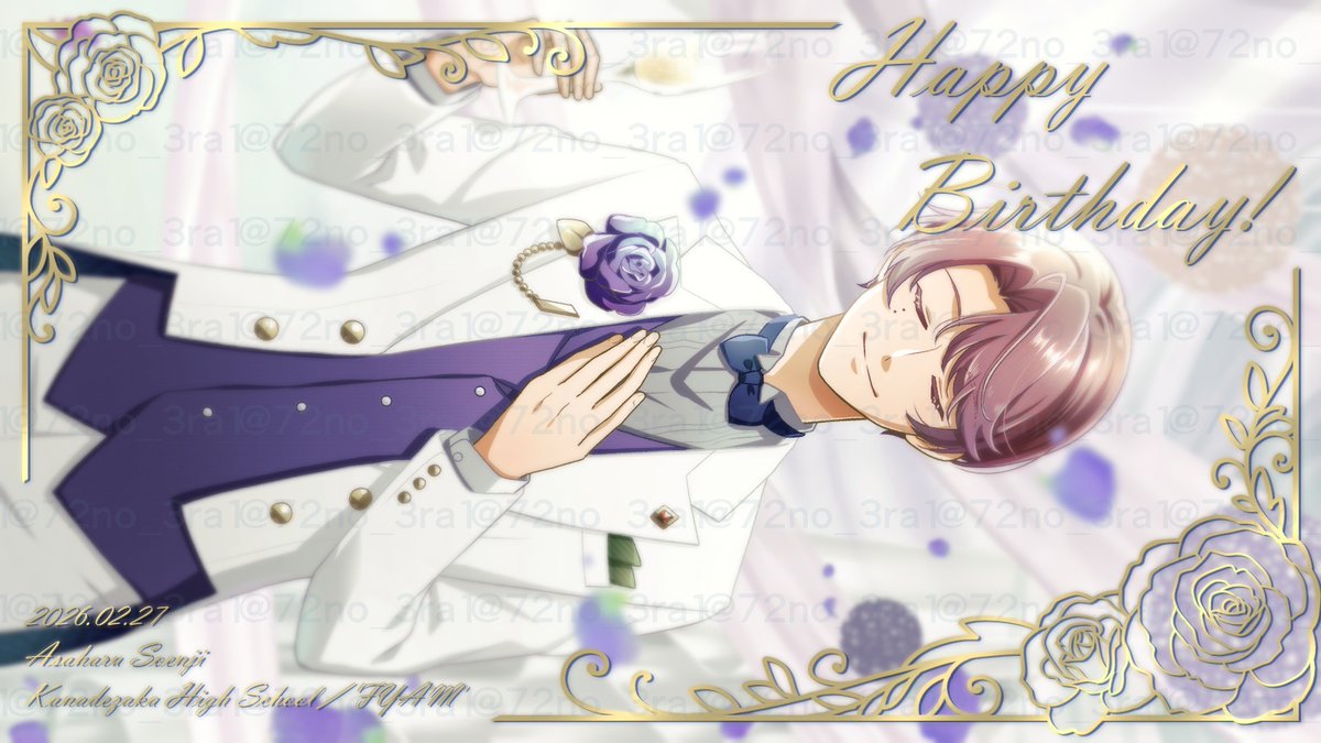 遅くなりましたが朝晴さんお誕生日おめでとうございます！
#宗円寺朝晴誕生祭2026