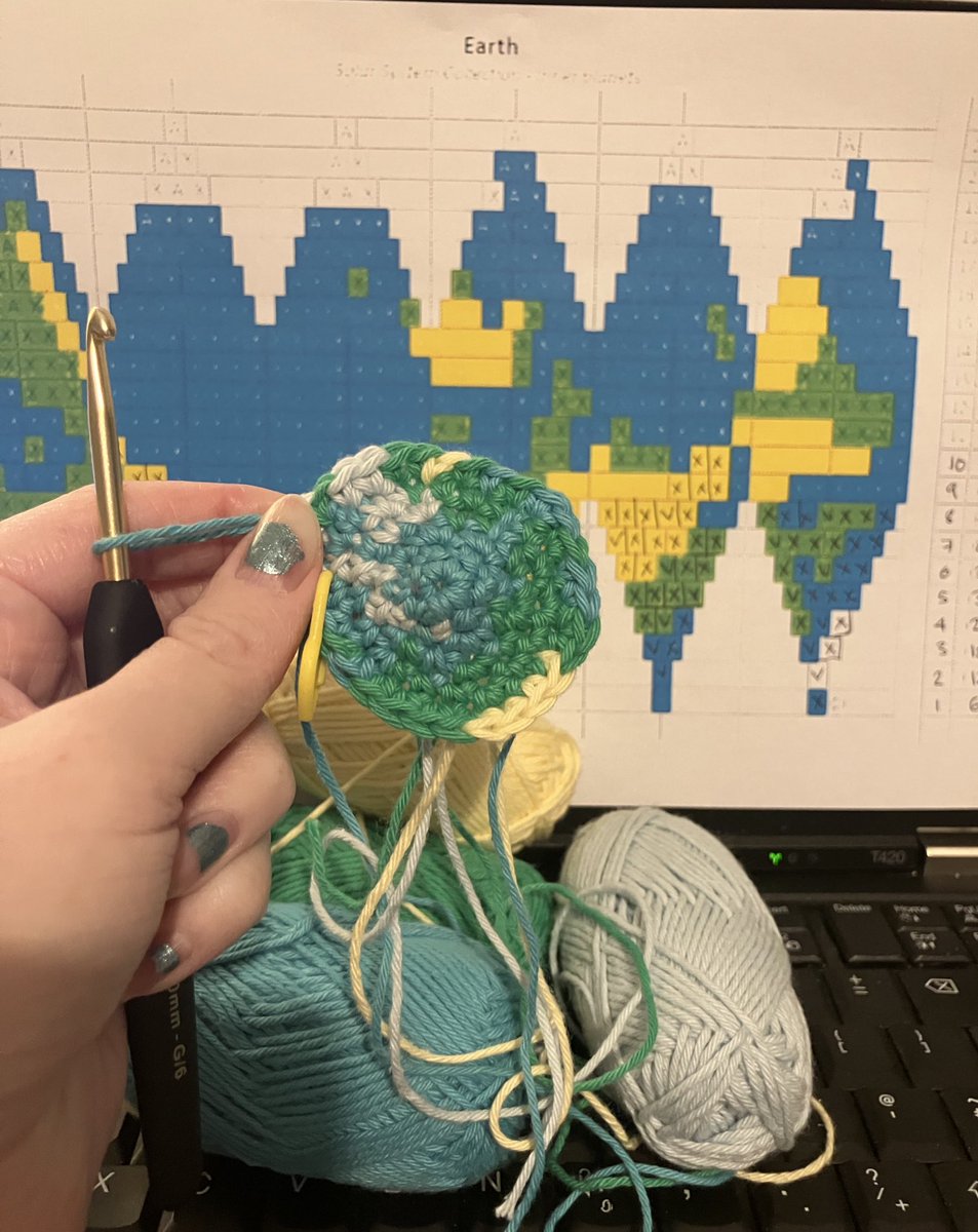 so i vastly overestimated my ability to crochet the earth help