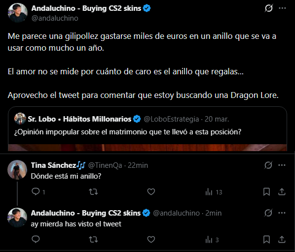 Andaluchino - Buying CS2 skins tweet media