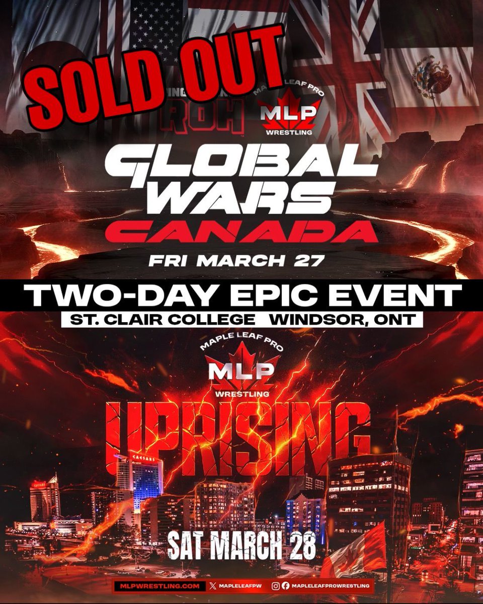 MAPLE LEAF PRO Wrestling tweet media