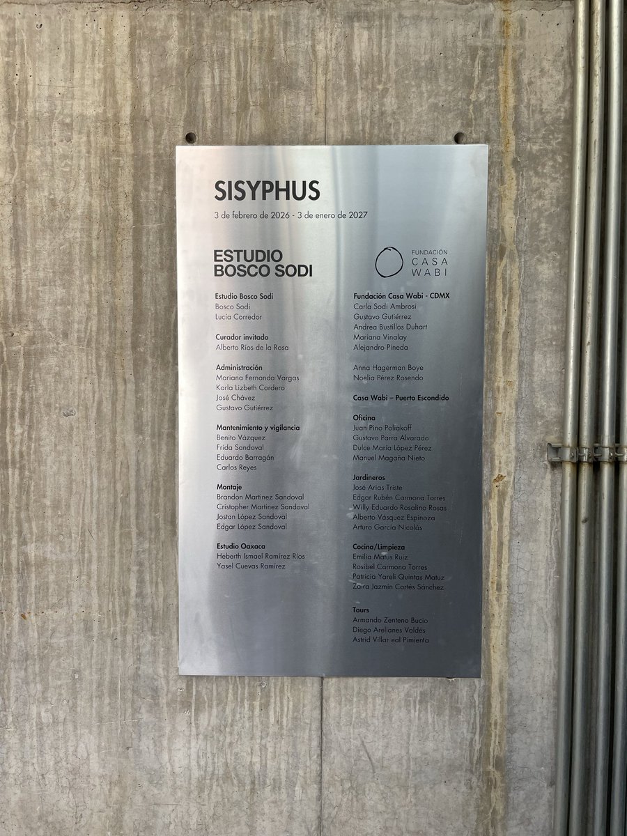 carolinachih's tweet image. Casa Wabi, #openhousecdmx fantástica, arquitectura estilo industrial con padrísimas exposiciones.