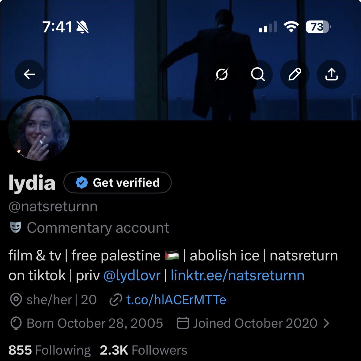 lydia tweet media