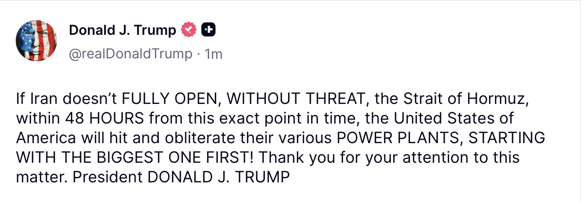 Donald J Trump Posts TruthSocial tweet media