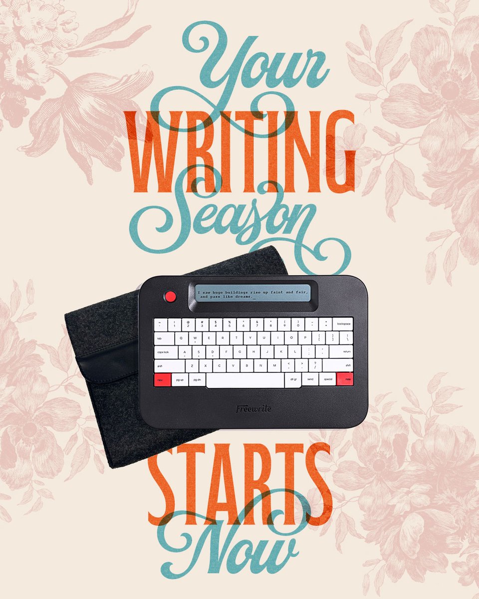 Freewrite Distraction-Free Writing Tools tweet media