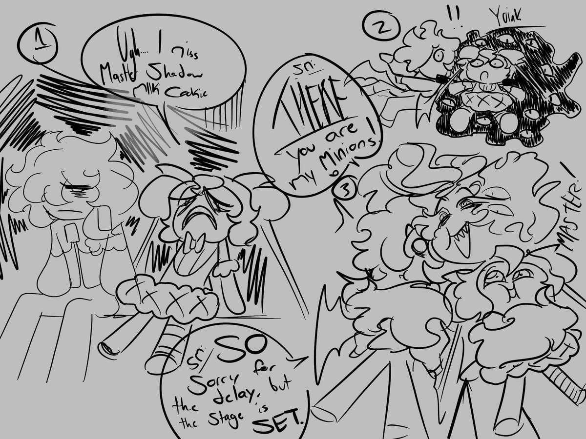 MixedMasksArts's tweet photo. Nah he wouldn’t forget them 

#shadowmilkcookie #candyapplecookie #blacksapphirecookie #crk #cookierunkingdom https://t.co/MkJAb6Di4T