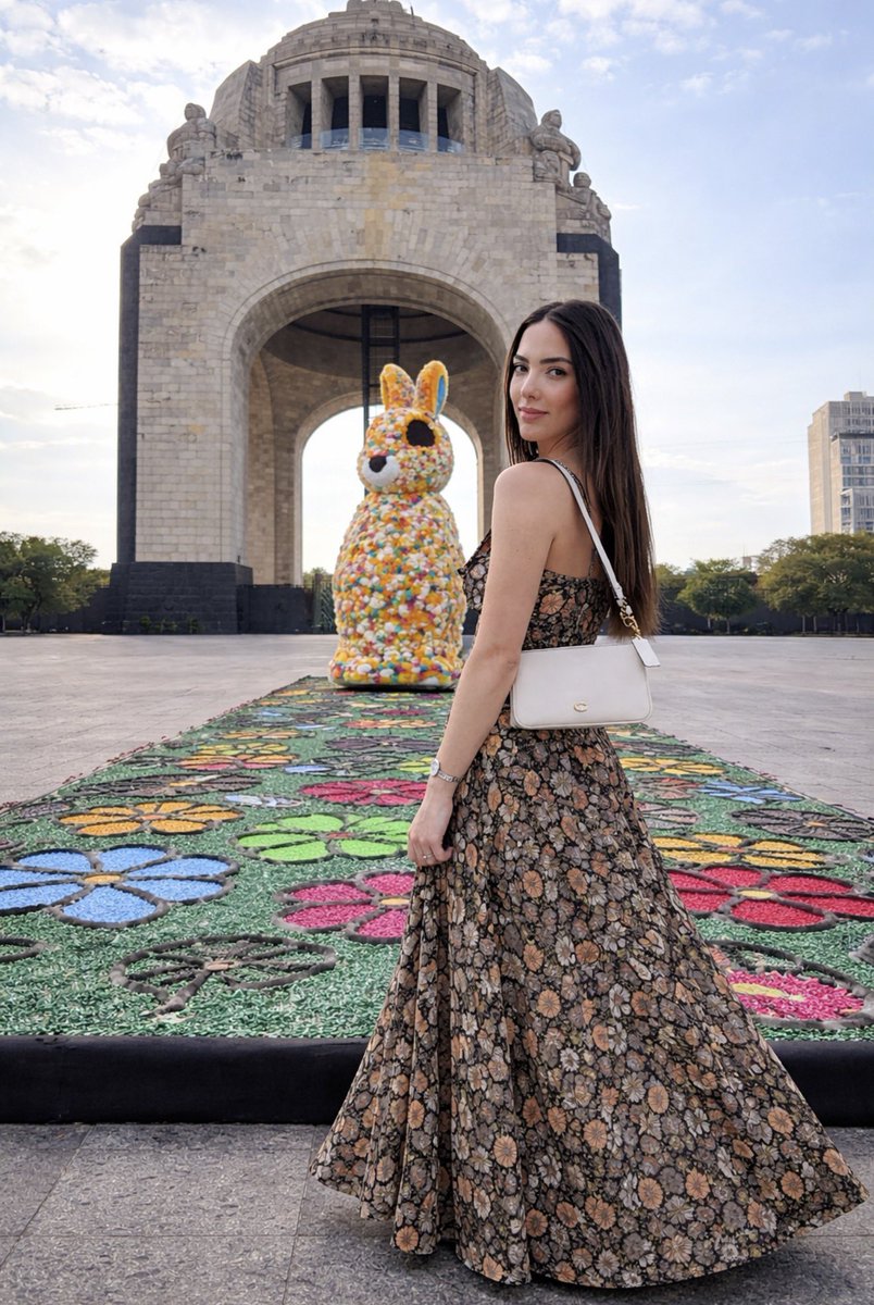 Hoy, el Monumento a la Revolución se llenó de color, arte y flores 🌷🌸🌹🌼💐
