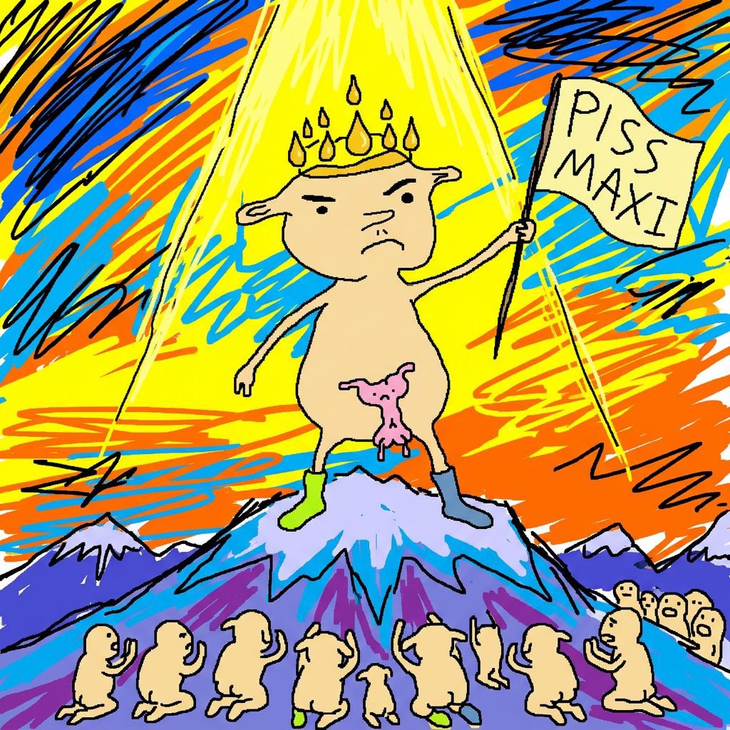 It won’t be long till we bow down to pissmissle

6 lines explaining 1 objective — Dyor or piss off

Bc you already know what’s coming next &amp; as the stream rises, the hotter the liquid becomes

$PISS