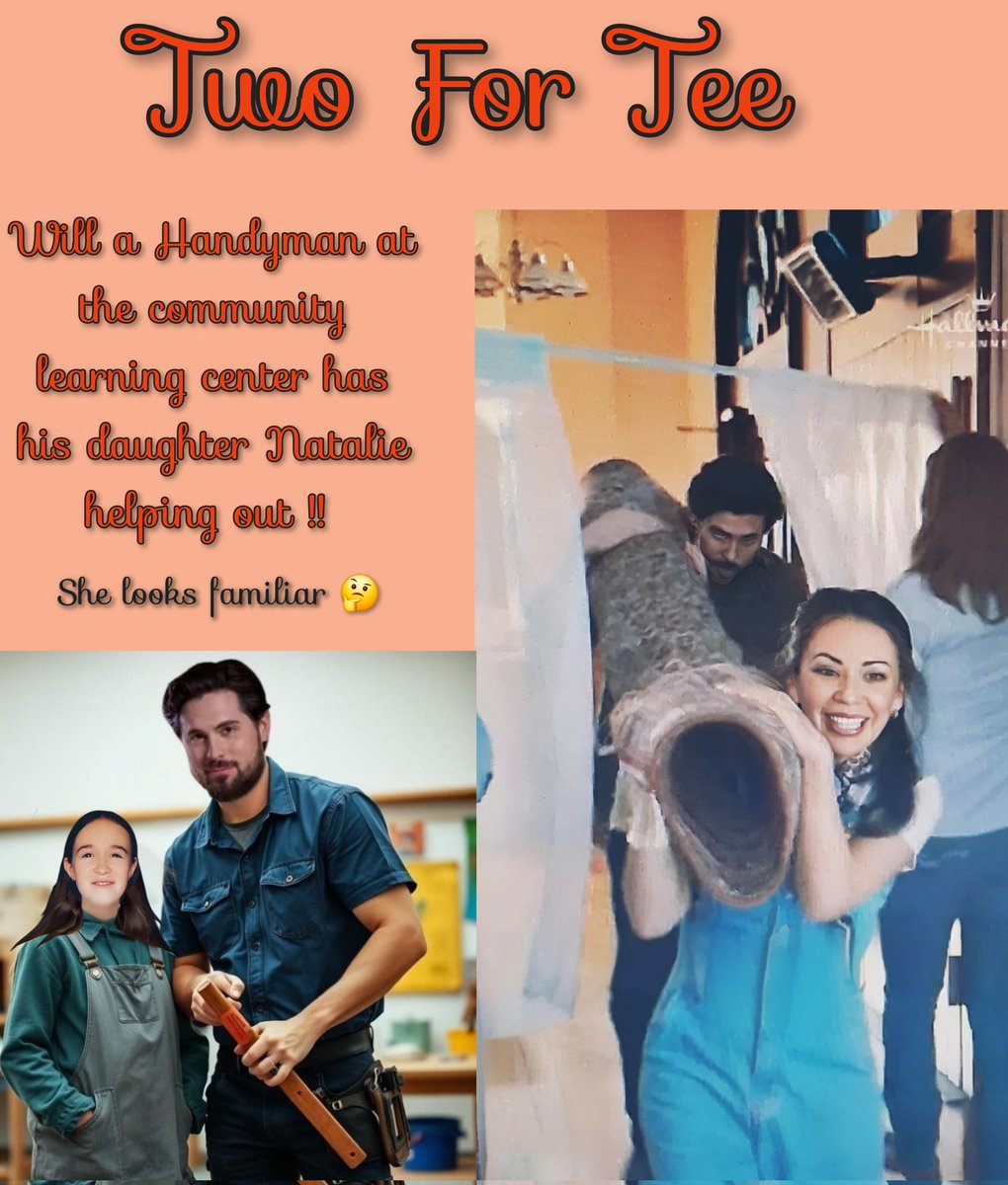 IsenbergArlene's tweet image. #twofortee has a familiar younger face how about that 👏 👏 clap Go Alex #ChrisMcNally @hallmarkchannel