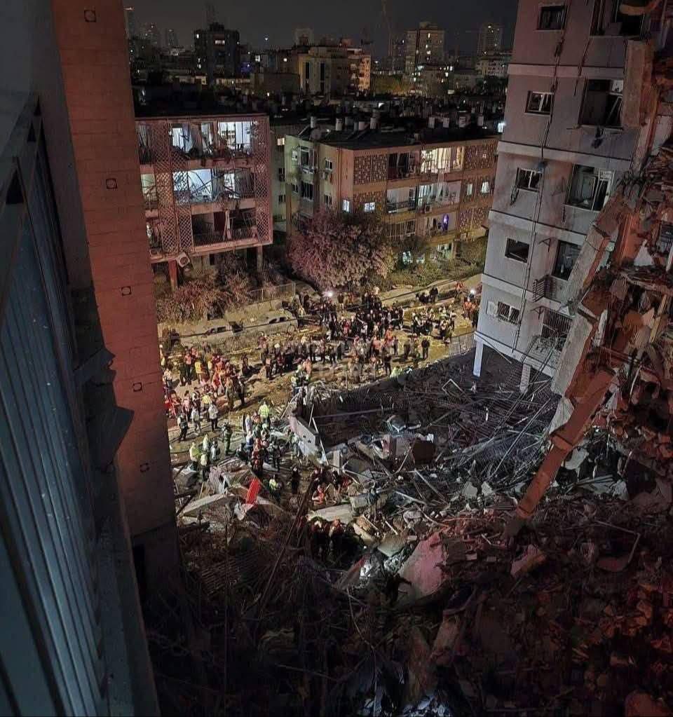 A single Iranian missile caused this destruction in Israel.