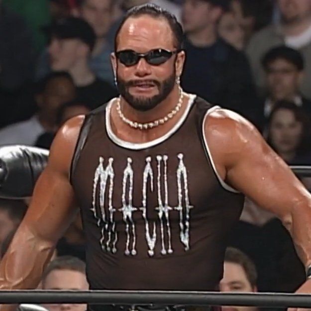 Justin_SofOK's tweet photo. Midlife Crisis Macho Man has arrived. #SpringStampede #wcw99 https://t.co/09Y9Bj4sxR