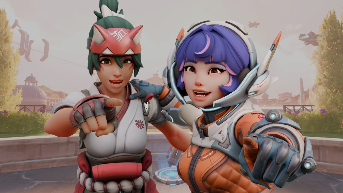 Chergo0's tweet photo. Lo siento ramatra no skin, manana sorteo del paquete de nier collab en stream a las 6pm🇺🇸/🇲🇽5pm en tiktok y twitch #Kiriko #Juno #Ramatra #Overwatch #overwatchfanarts #fypシ゚ https://t.co/APNTPKJ5W1