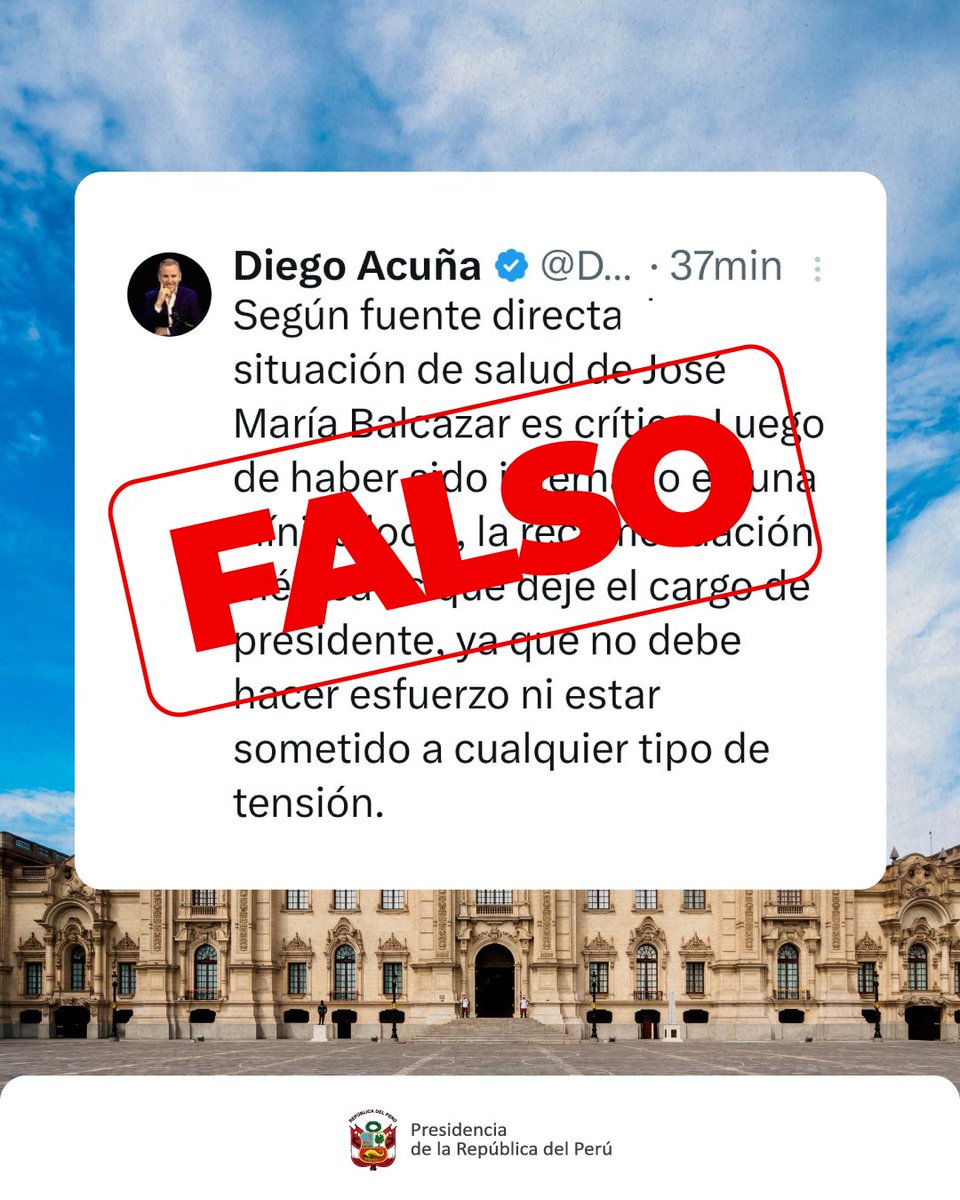 Presidencia del Perú 🇵🇪 tweet media