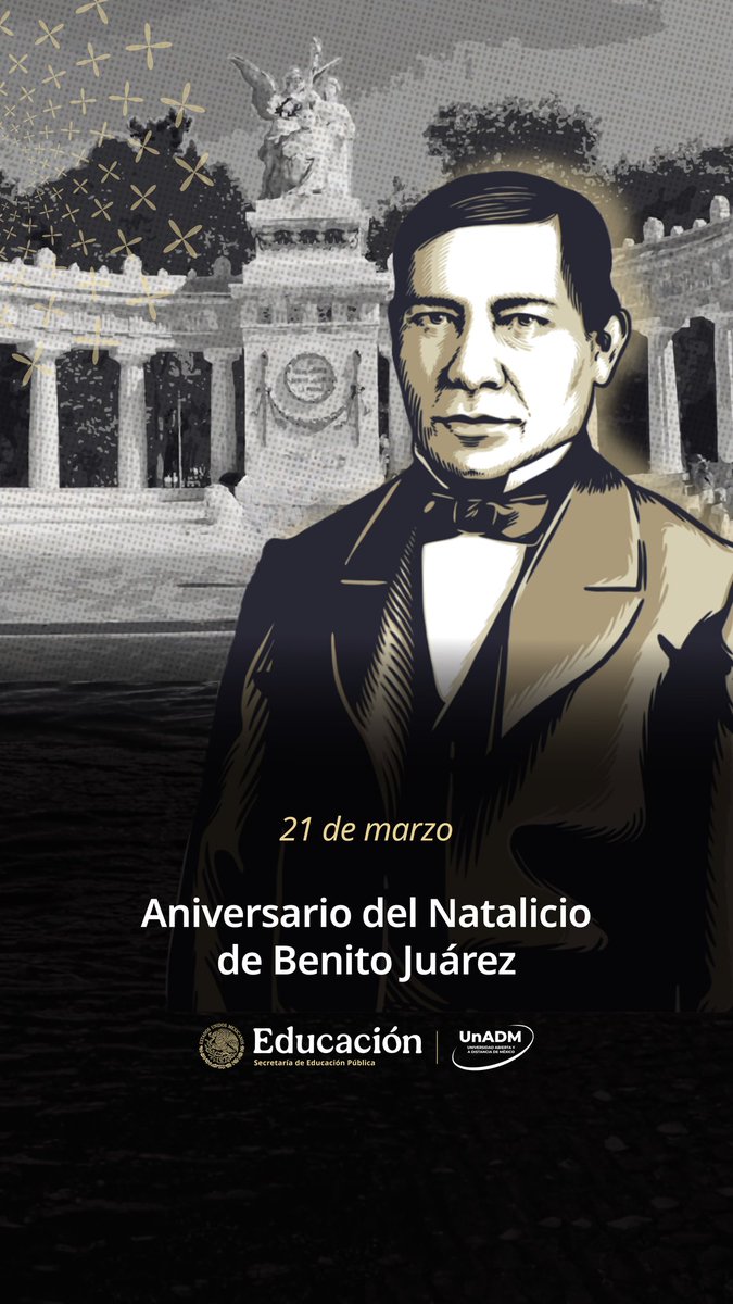 UnADM_Mx's tweet image. 《El respeto al derecho ajeno es la paz》🕊️  #BenitoJuárez
#Hoy conmemoramos su natalicio como destacado líder y presidente de México 🇲🇽, cuyo legado se fundamenta en la defensa del Estado de derecho, la igualdad y la justicia. 

#OrgulloYcorazónUnADM 💚