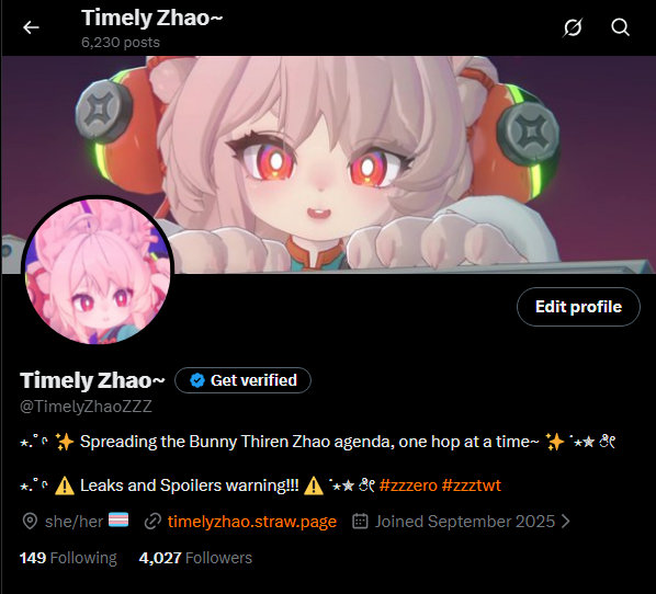 Timely Zhao~ tweet media