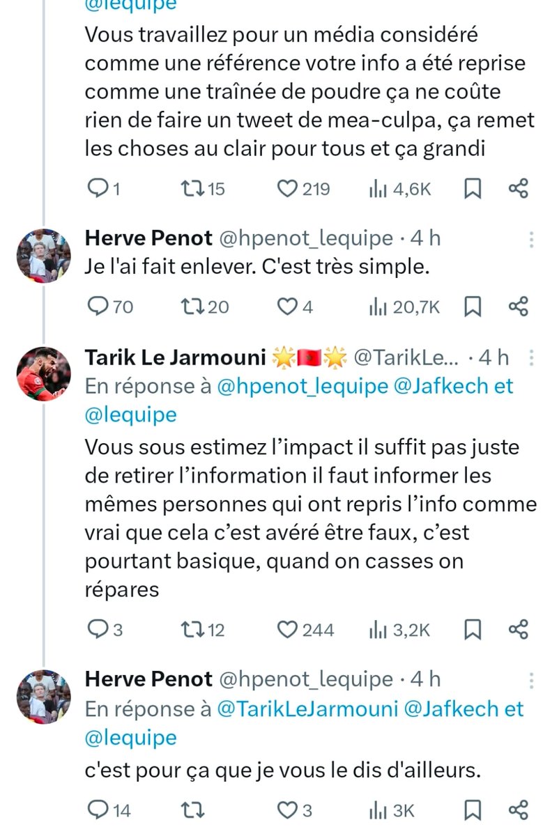 L’Équipe spreads an unverified claim about Morocco and AFCON 1976, then quietly deletes it when proven wrong. No correction, no apology. That’s not journalism..that’s how fake news spreads.