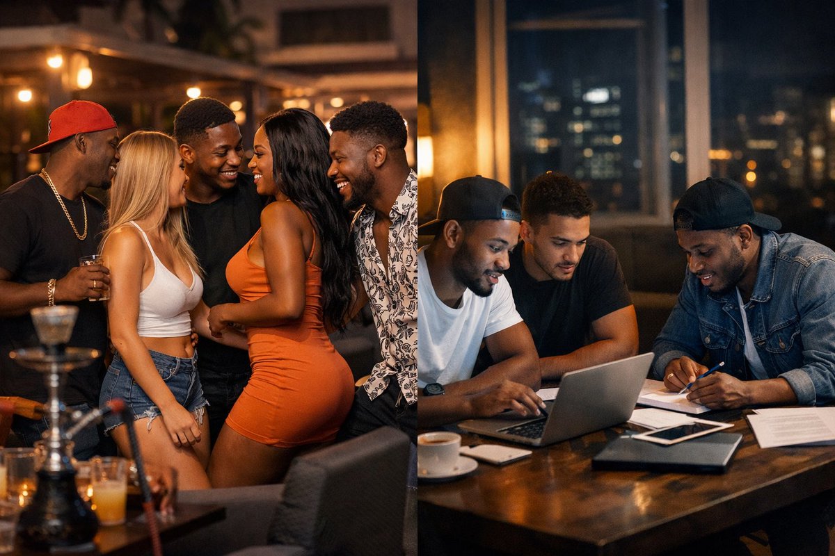 “While them dey run after baddies for Accra, some of us dey build something bigger.” #Progress