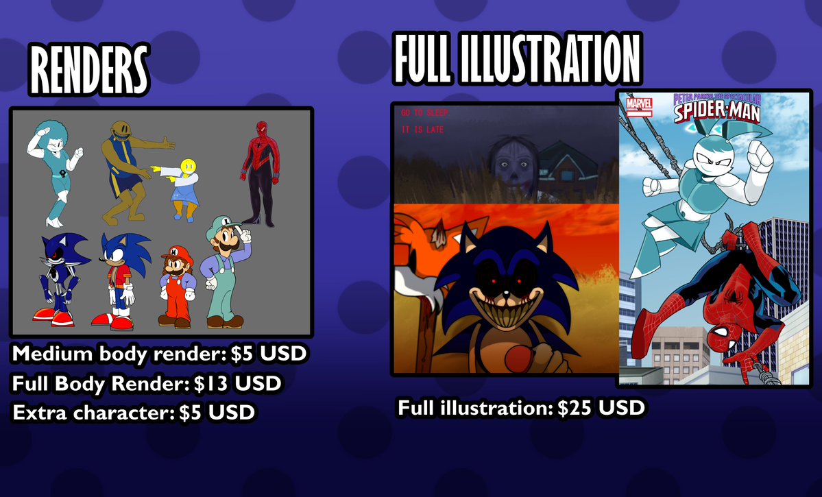 Xpider COMMISSIONS OPEN (1/10) tweet media