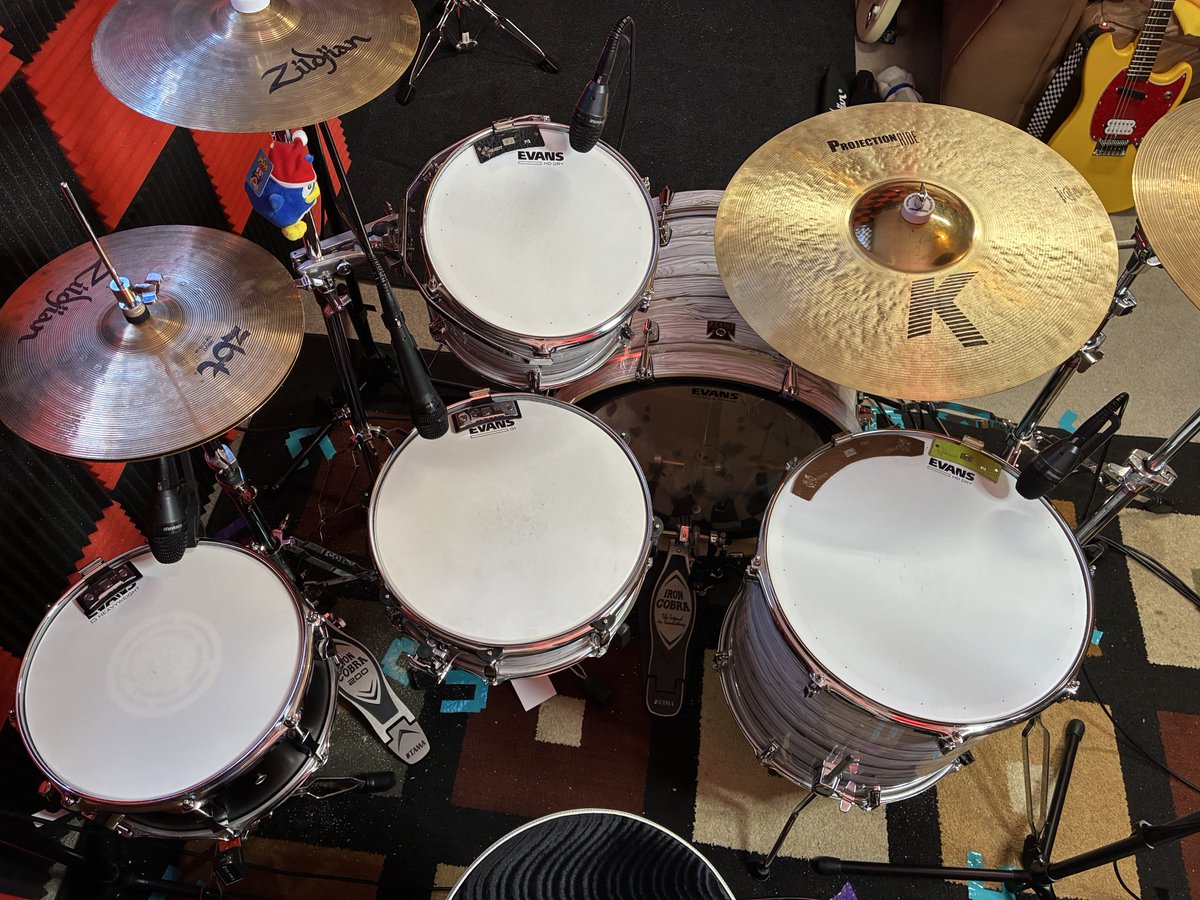 Playing around with a second snare setup