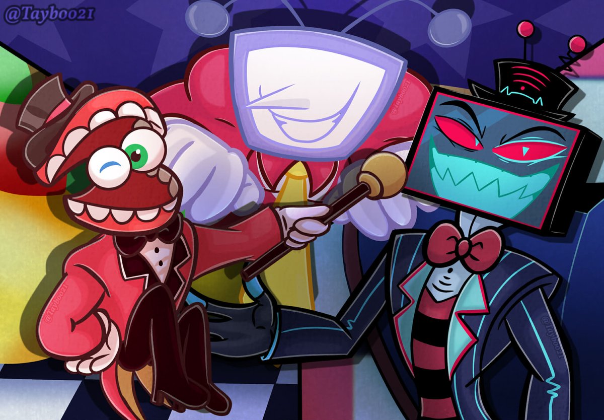 Realized it'd be a very fitting time to repost this 👀

#HazbinHotel #Deltarune #TheAmazingDigitalCircus