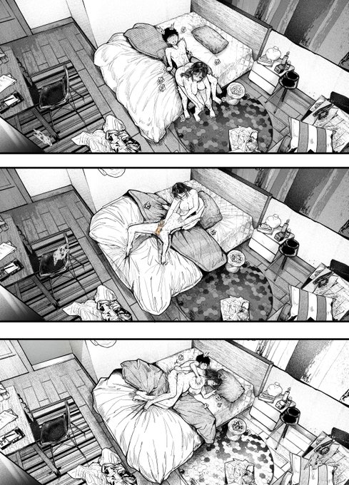 とどまる事を知らない時間の中で
いくつもの
移りゆく性行を眺めていた 