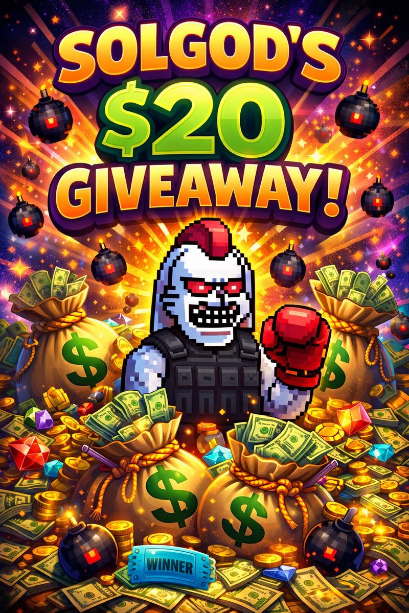 💰 SOLGOD’S VAULT UNLOCK — $20 GIVEAWAY 💰

This isn’t a giveaway… it’s a vault unlock.

Right now it’s LOCKED 🔒

HOW TO QUALIFY:
• Follow @solmello111
• Like this post
• QUOTE REPOST THIS POST
• Drop your SOL address
⚠️ READ THIS PART OR YOU’RE WASTING TIME 👇
Regular