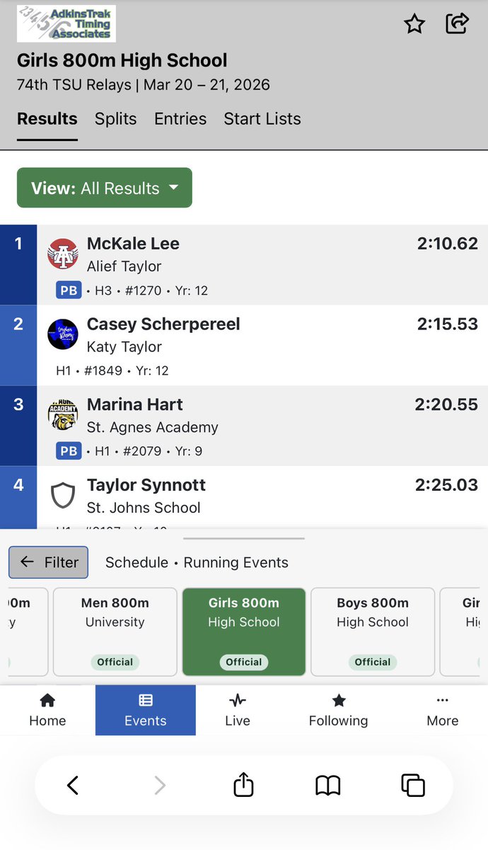 Alief Taylor Girls Track and Field tweet media