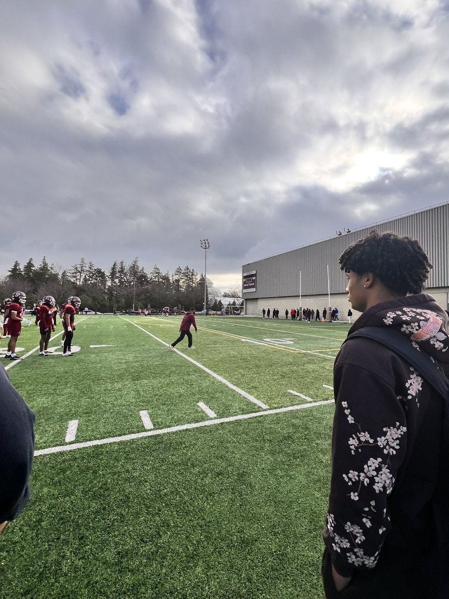 Kaleb_M_Rivero's tweet photo. Had a great time today at fordham university’s junior day! 
Thanks coach @benchmason42 for the invite. 
@FORDHAMFOOTBALL https://t.co/wgcoIoYO15