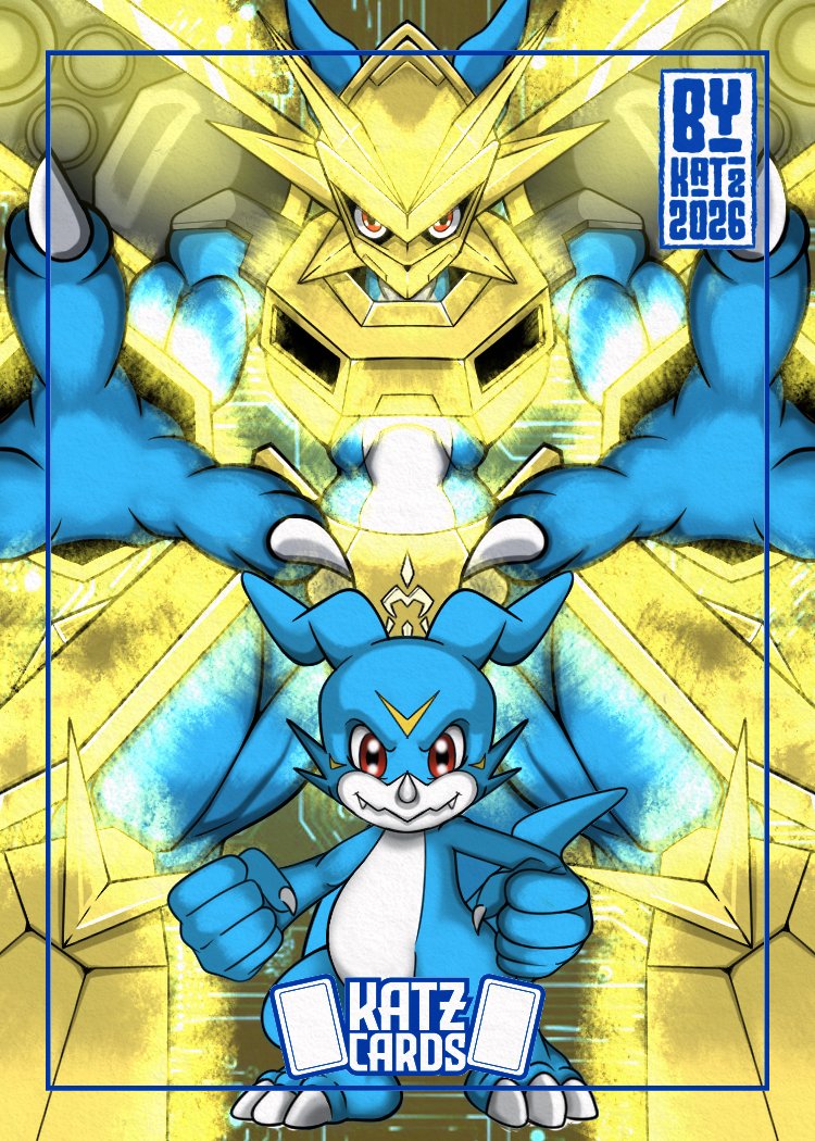 KatzuyaSagara's tweet photo. Magnamon The Light of Miracles
#DIGIMONCON is right now! And I wanna share my love to the series by drawing Veemon and Magnamon!
I really hope you like it!
❤️s &amp; 🔁s are always welcome :D Thanks for your attention.
#Digimon #fanart #ClipStudioPaint https://t.co/27AWqogO7r
