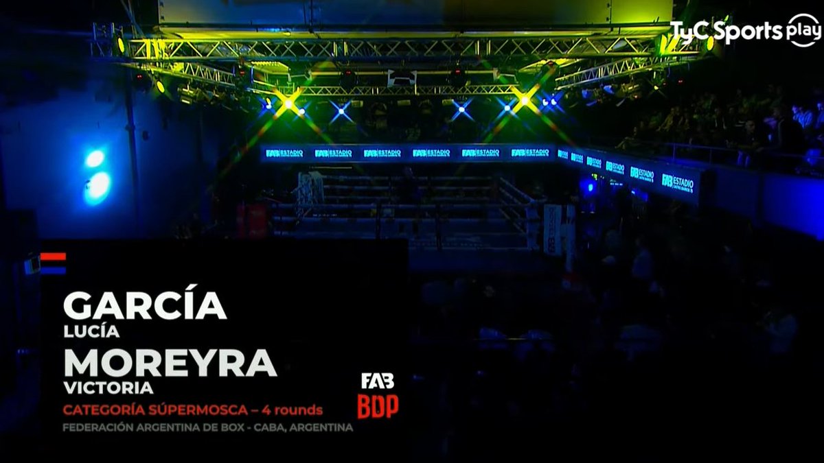 TyCSportsPlay's tweet photo. ¡A pelear! Mirá la velada de Boxeo de Primera en la FAB por TyC Sports Play 📲💻
#BoxeoEnTyCSports https://t.co/C5JGsr0NaK