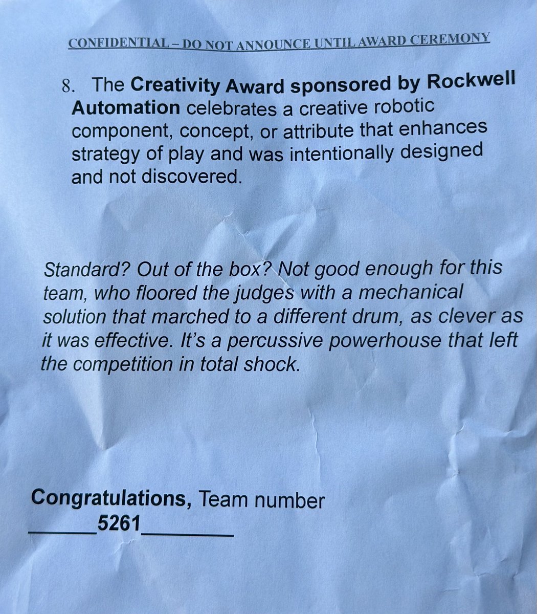 ( OFFICIAL PAGE ) SCHS FRC Robotics Team # 5261 tweet media