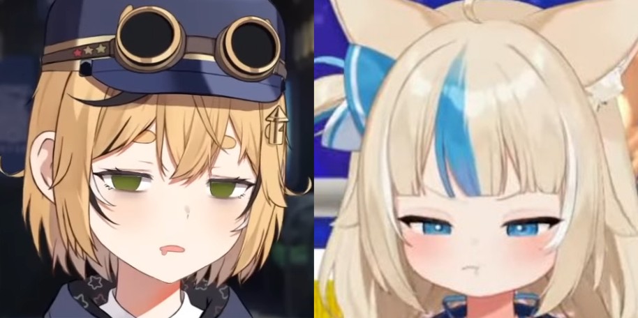 This expression is absolutely the best. They're both so cute.The two of them look just like a husband who’s come home drunk and his wife who’s angry at him💛💙