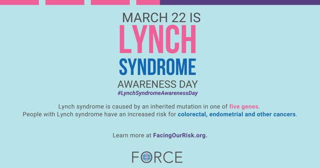 debsetu's tweet photo. Lynch syndrome affects about 1 in 300 people and increases the risk of colorectal and endometrial cancers—yet many people don’t know they have it. Let’s change that. 💙
@FacingOurRisk 
#LynchSyndromeAwarenessDay 
#HereditaryCancer 
https://t.co/CNWLkDGK7w https://t.co/fd4M79djPA