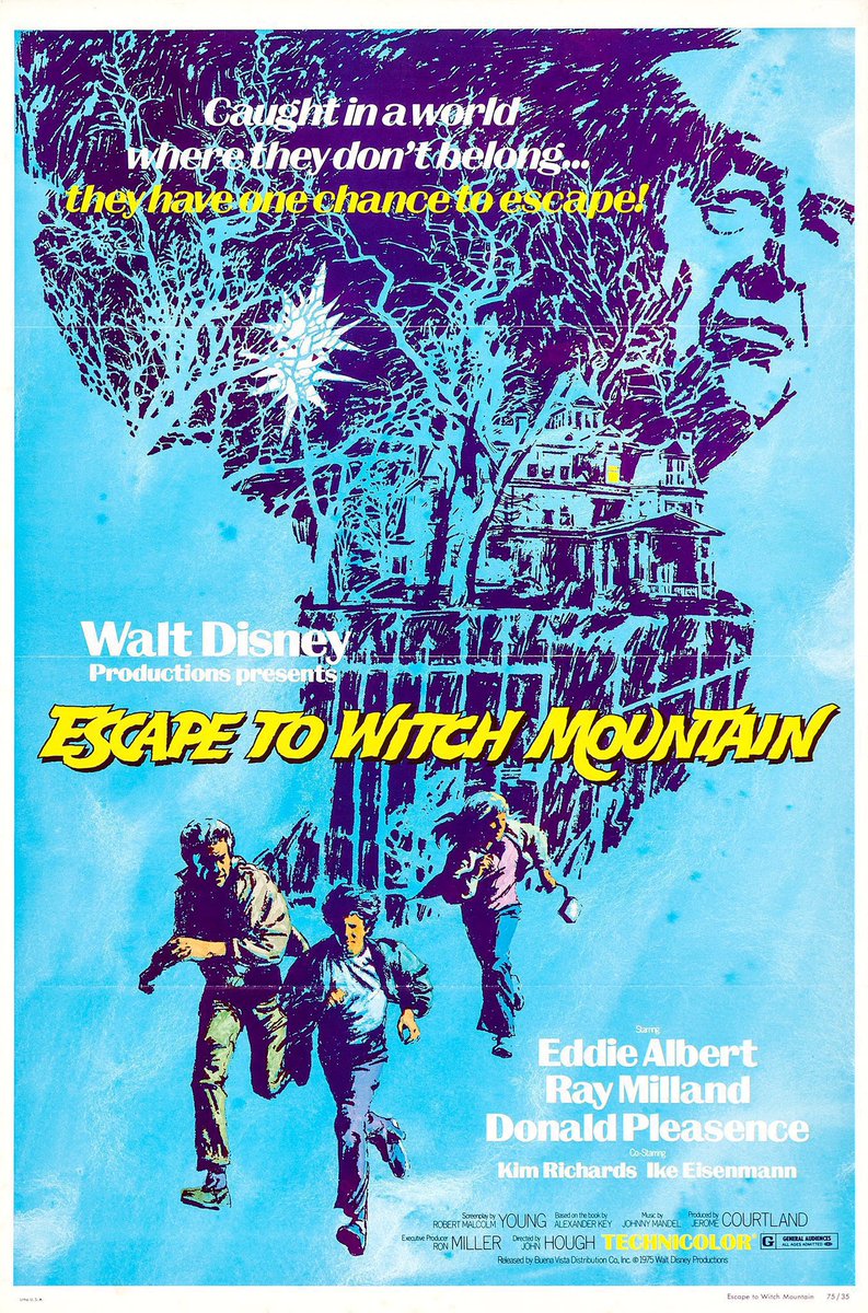 FilmNewsNos's tweet photo. 🎬MOVIE HISTORY: 51 years ago today, March 21, 1975, the movie ‘Escape to Witch Mountain’ opened in theaters!
#EddieAlbert #RayMilland #DonaldPleasence #KimRichards #IkeEisenmann #WalterBarnes #RetaShaw #DenverPyle #JohnHough #Disney https://t.co/jTDUXkl6Wb